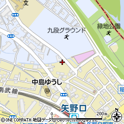 東京都稲城市矢野口3750-22周辺の地図