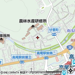 東京都八王子市廿里町37周辺の地図