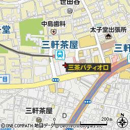 三井住友トラスト不動産株式会社　三軒茶屋センター周辺の地図