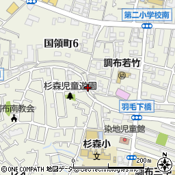 東京都調布市国領町6丁目17-20周辺の地図