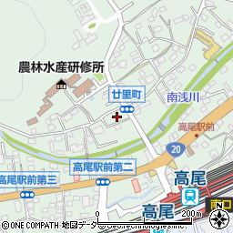 東京都八王子市廿里町34周辺の地図
