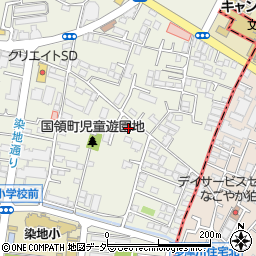 東京都調布市国領町7丁目57-5周辺の地図