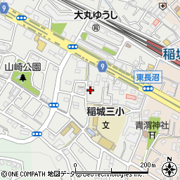 東京都稲城市大丸88周辺の地図
