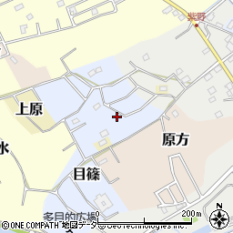 千葉県横芝光町（山武郡）目篠周辺の地図