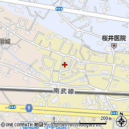 東京都稲城市矢野口37-7周辺の地図