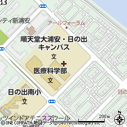 千葉県浦安市日の出周辺の地図