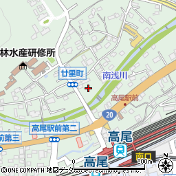 東京都八王子市廿里町31周辺の地図