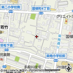 東京都調布市国領町7丁目15-13周辺の地図