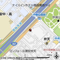 ＥＮＥＯＳ　Ｒ３５７湾岸浦安インターＳＳ周辺の地図
