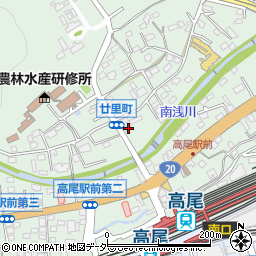 東京都八王子市廿里町31-3周辺の地図