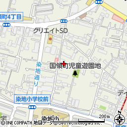 東京都調布市国領町7丁目42周辺の地図