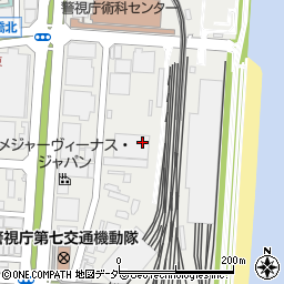 東京都江東区新木場4丁目3-17周辺の地図