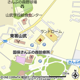 セリアランドローム山武店周辺の地図