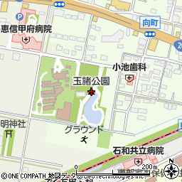 玉諸公園周辺の地図