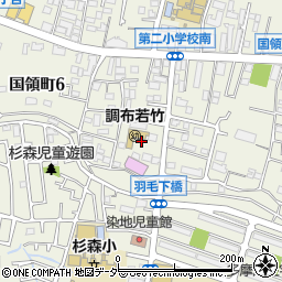 東京都調布市国領町6丁目28周辺の地図