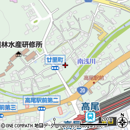 東京都八王子市廿里町31-2周辺の地図