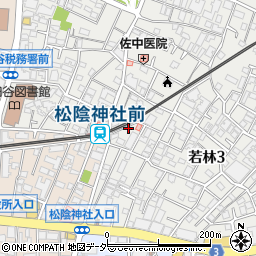 松波ラーメン店周辺の地図