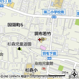 東京都調布市国領町6丁目28-6周辺の地図