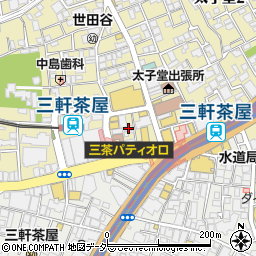 本格点心と台湾料理 ダパイダン105 三軒茶屋店 da pai dang 105周辺の地図