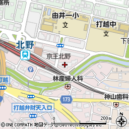 本格中華 北野食堂周辺の地図