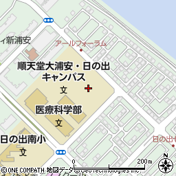 千葉県浦安市日の出6丁目周辺の地図