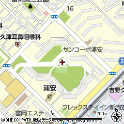 千葉県浦安市富岡3丁目周辺の地図