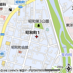 桶武製作所昭和町工場周辺の地図