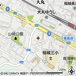 東京都稲城市大丸71-9周辺の地図