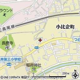 東京都八王子市小比企町1304周辺の地図