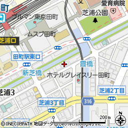 エスパース田町福島ビル周辺の地図