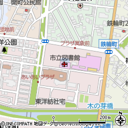 敦賀市立図書館周辺の地図