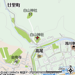 東京都八王子市廿里町48-1周辺の地図