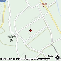 岐阜県中津川市付知町寺山周辺の地図