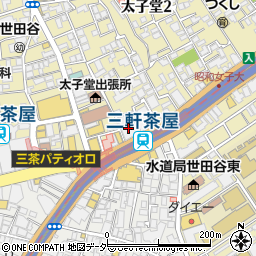みずほ銀行世田谷支店 ＡＴＭ周辺の地図