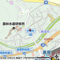 東京都八王子市廿里町21-2周辺の地図