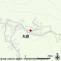 山梨県上野原市大倉周辺の地図