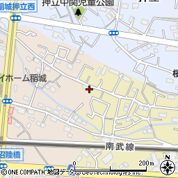 東京都稲城市矢野口26周辺の地図