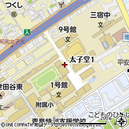 東京都世田谷区太子堂1丁目周辺の地図