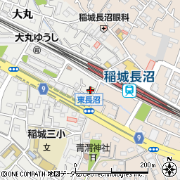 信濃園稲城店周辺の地図