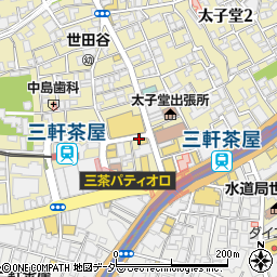 日本酒・焼酎 和バル 三茶まれ周辺の地図