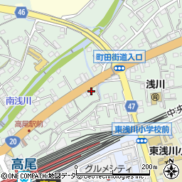 東京都八王子市高尾町1597周辺の地図