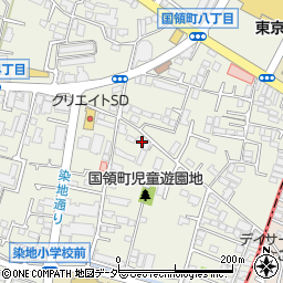 東京都調布市国領町7丁目45-3周辺の地図