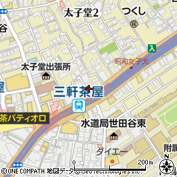 武田塾　三軒茶屋校周辺の地図