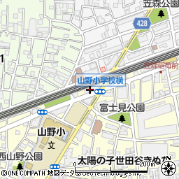 東京都世田谷区砧6丁目9周辺の地図
