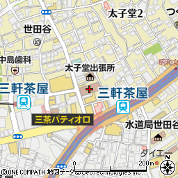 東京商工会議所世田谷支部周辺の地図