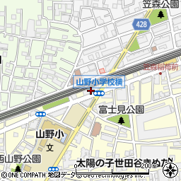 東京都世田谷区砧6丁目9-3周辺の地図