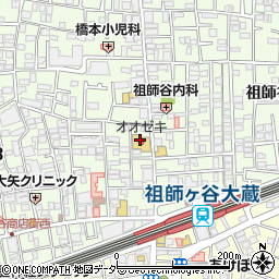 株式会社梅丘寿司の美登利総本店　祖師谷店周辺の地図