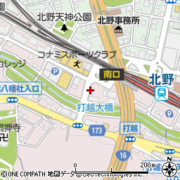 リパーク北野駅前駐車場周辺の地図