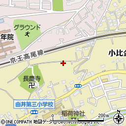 東京都八王子市小比企町1308周辺の地図