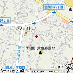 東京都調布市国領町7丁目45周辺の地図